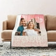 thumbnail image 3 of Personalised Blanket, Custom Blanket, Personalised Photo Blanket,Customized Flannel Blankets for Father, Mom, Lover, Kids, Friends, Pet, Birthday, Christmas - Personalised Gifts for Women Men., 3 of 6