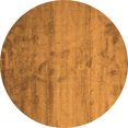 thumbnail image 1 of Ahgly Company Indoor Round Abstract Orange Contemporary Area Rugs, 4' Round, 1 of 1
