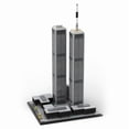 thumbnail image 3 of MOC-122768 World Trade Center (1973-2001)  Building Blocks Set Skyscraper MOC Bricks Construction Toys  1:1000, 3 of 5