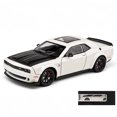 thumbnail image 1 of 1:24 Dodge Challenger Hellcat Redeye Alloy Diecast Car Model High Simulation Ornament Toy Sound & Light Pull Back Holiday Gifts White Box, 1 of 6