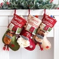 thumbnail image 1 of Medias navideñas grandes de Navidad Papá Noel muñeco de nieve bolsa de regalo decorativa tridimensional bolsa de regalo, 1 of 5
