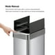 thumbnail image 4 of EKO Mirage Phantom x Bote de basura Sensor 45L, bote de basura cocina, acero inoxidable, bote de basura inteligente, sensor automático, botes de basura, cierre suave, bote basura cocina, 4 of 5