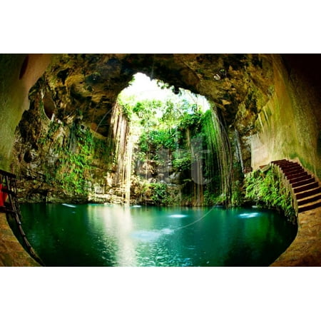 Ik-Kil Cenote, Chichen Itza, Mexico Print Wall Art By Subbotina (Best Chichen Itza Tour)