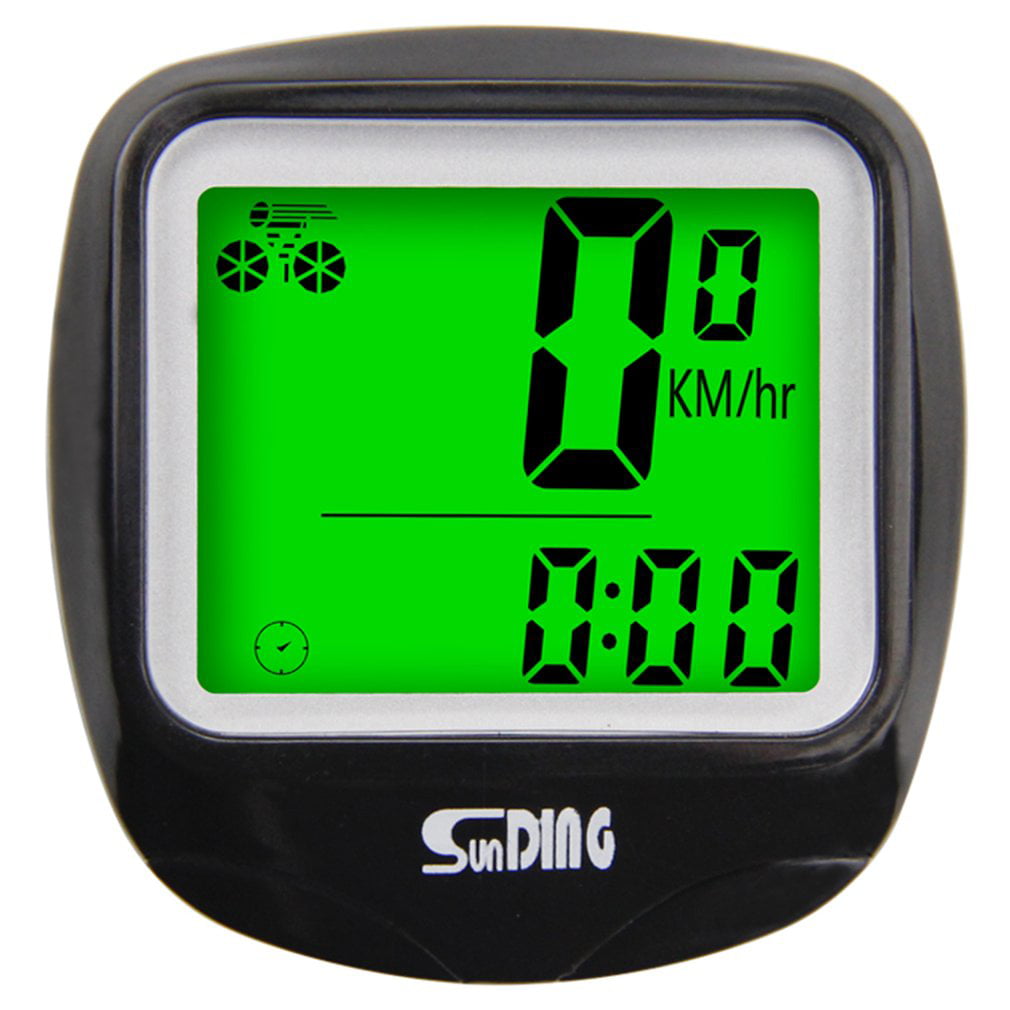 SunDing SD 581A Wired Bike Computer Bicycle Accurate Speedometer Black IR 