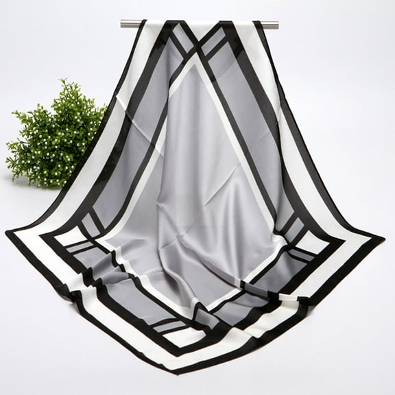 YOTMKGDO Turbans for Women, hats for women Gift Women Scarf Coverage Sets– Protective Headband Wrap Multi-Purpose Bandana Scarf, Black(Small)