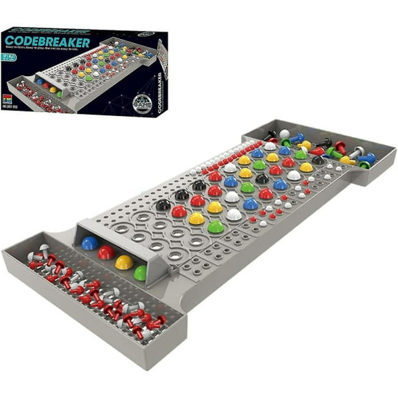Crack the Code Game, Fun Brain Puzzle Game Set - Mastermind Game, Kids Travel Game with Pa