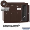 thumbnail image 2 of Mailbox Salsbury Industries 3504ZRU con montaje empotrado de 4 puertas, 2 of 5