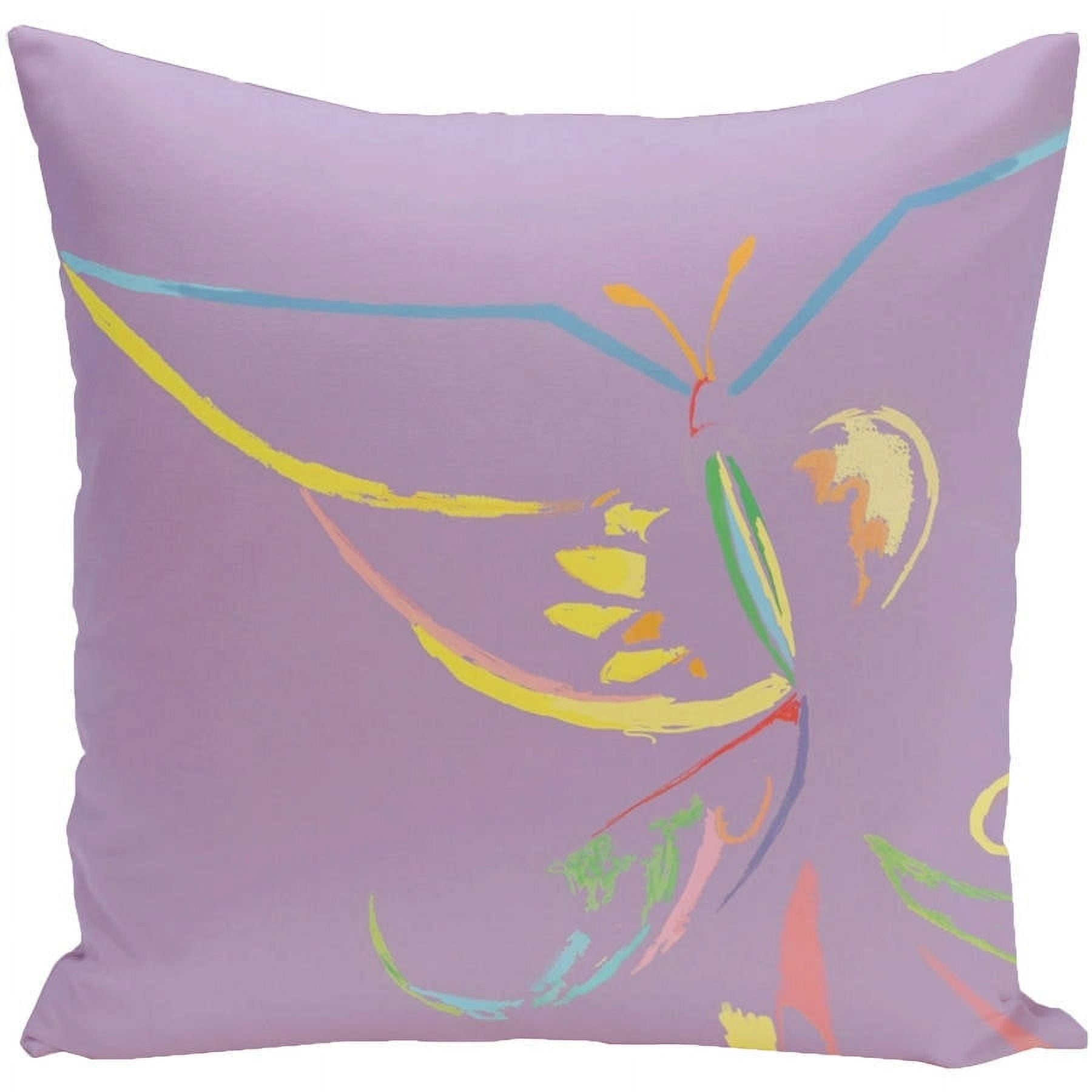 Simply Daisy 16" x 16" Polyester Decorative Outdoor Pillow, Multicolor (1 count)