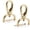 Gold, variant on CRAFTME STUDIO Brushed Brass 1-1/2" Detachable Swivel Snap Hook Clasp (2pcs) with Screw Bar – Bag Strap Replacement Hardware (VT501)
