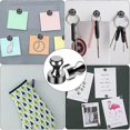 thumbnail image 4 of 12pcs Black Refrigerator Magnets Small Strong Magnets Whiteboard Office Classroom Map Kitchen Accessories Office Supplies, 4 of 5