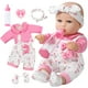 thumbnail image 1 of Baby Doll XFEYUE de 12 pulgadas con ropa, chupete y biberón, 1 of 7