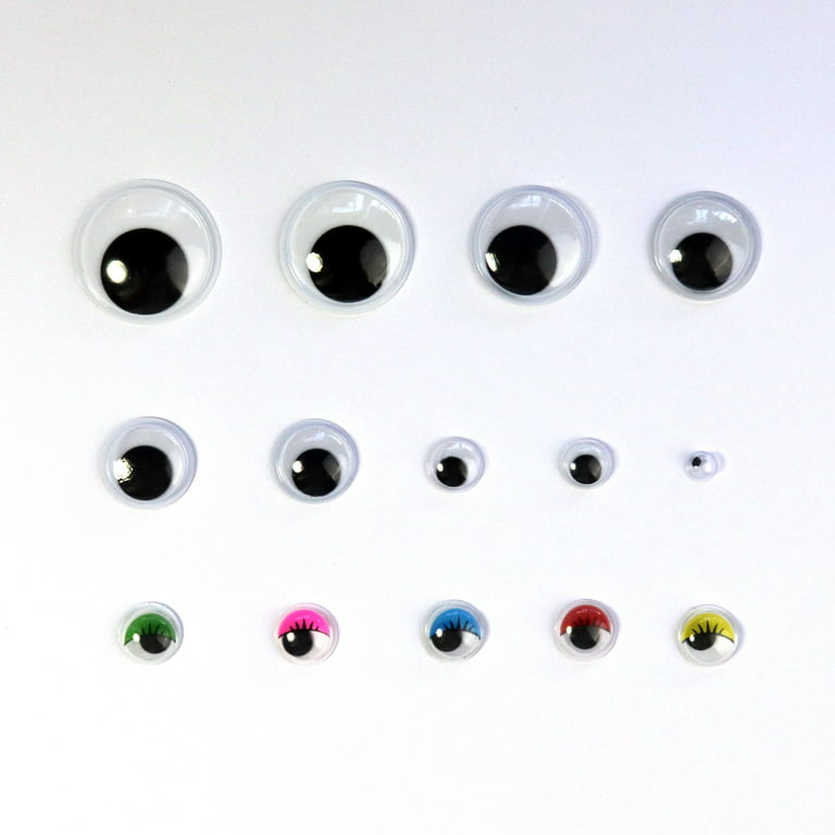 1221 Pieces Wiggle Googly Eyes Self Adhesive Wiggle Eyes (Assorted