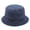 navyblue, variant on Holzlrgus Unisex Washed Cotton Bucket Hat - Distressed Style, Wide Brim Anti-Sun Denim Bucket Hat for Summer Outdoor Activities