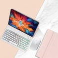 thumbnail image 2 of Étui Clavier Bluetooth avec Souris compatible Lenovo Tab P11 To J606F L 2 en 1 Support Housse Rétroéclairage Haute Qualité Cadeau, 2 of 5