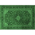 thumbnail image 1 of Ahgly Company Indoor Rectangle Persian Emerald Green Traditional Area Rugs, 8' x 12', 1 of 4