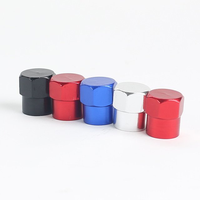 4Pcs/1Set Caps Airdust Waterproof Valve Caps Car Wheel Tires Auto Accessories Stems Covers Auto Styling Dustproof Caps 3 StylesSilver5 He Qiyong unisex