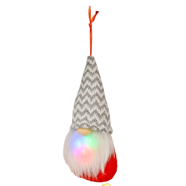 De Gnomos Con Luz Led Navidad Santa Elf Adornos De Mesa De Felpa Colgantes Colgantes Decoración Nórdica De Navidad Eigraketly HA040839-03