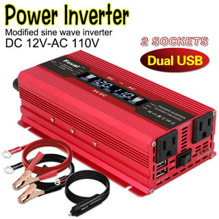 110-220V AC DC 12V 20.8 Amp. Converter w/Car Adapter Socket (20800 mA)