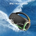 thumbnail image 2 of Outdoor Bluetooth Speaker, 80W Loud Speaker with Bass, Speakers Bluetooth Wireless with 24H Long Battery Life, IPX7 Waterproof, Speakers for Pool Beach Party, Portable Speaker with TWS (Black), 2 of 8