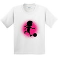 thumbnail image 3 of Inktastic Girl Soccer Player Sports Team Youth T-Shirt, 3 of 5