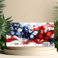 thumbnail image 6 of 1 Pcs 2D Flat License Plate Covers & Frames, Butterflies For Decorative Front, Waterproof For Decoration Aluminum License Plate Covers & Frames Cover For Men Women, 12" X 6", 6 of 7