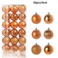 thumbnail image 3 of 12/24/36 piezas de bolas de Navidad, decoración para fiestas de Año Nuevo, adornos para árboles de Navidad, adornos colgantes para el hogar, regalos de Navidad, 3 of 5