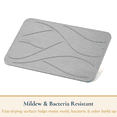 thumbnail image 4 of ComfiTime Stone Bath Mat, Super Absorbent & Fast Drying Diatomaceous Earth Shower Mat, None Slip Drying Mat for Bathroom Floor/Kitchen, Easy to Clean Bathroom Mat, Light Gray, 4 of 12