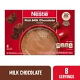 thumbnail image 2 of (12 pack) Nestle Insant Hot Cocoa Rich Milk Chocolate Flavored Mix Powder, 6.829 oz, 8 Count Box, 2 of 9