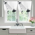 thumbnail image 4 of Elephants Showering Tie Up Curtains for Windows, Adjustable Balloon Window Shades, Modern Abstract Art Funny Animals Kitchen Window Treatments Adjustable Roll Up Curtain for Basement/Nursery 52"x45", 4 of 8