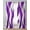 DarkViolet, variant on Burnt Orange White Moire Sheer Curtains 84 Inch Length 2 Panels Set for Living Room/Bedroom, Modern Abstract Art Kitchen Curtains Grommet Semi-Sheer Curtains Drapes Voile Window Treatments 52"x84"x2