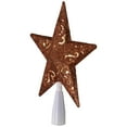thumbnail image 5 of Northlight Lighted Glittered 5 Point Cut-Out Star Christmas Tree Topper - 9.75" -Red - Clear Lights, 5 of 6