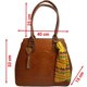 thumbnail image 2 of Bolsa dama en piel troquelada con Lele  Niña Otomi Mod. 956551 Breca Lele, 2 of 6