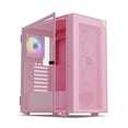 thumbnail image 1 of Funda para PC Vetroo AL800 Mid Tower ATX con vidrio templado rosa, 1 of 9