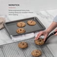 thumbnail image 4 of 9x13in Nonstick Aluminized Steel Baking Sheet Contour Silver, 4 of 7