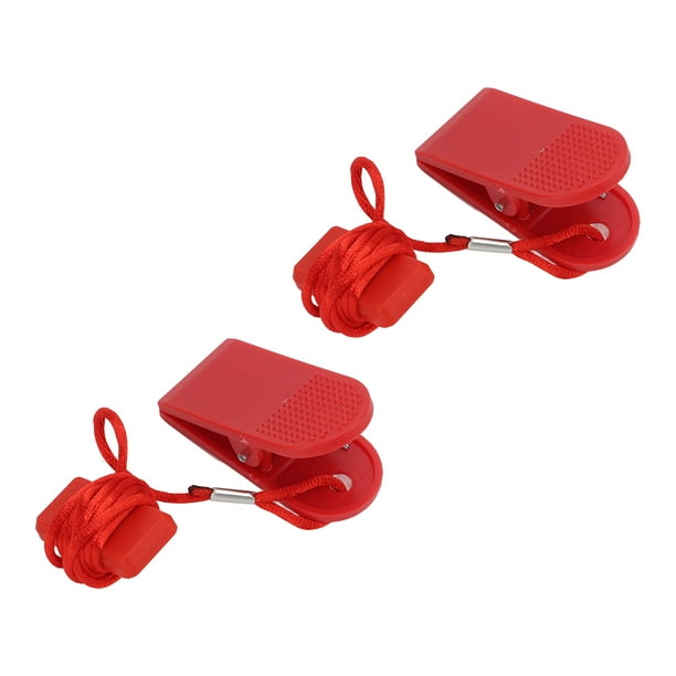 Clé De Sécurité Magnétique Universelle Pour Tapis Roulant – 2 Pièces, Arrêt D'urgence Avec Clip