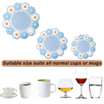 thumbnail image 3 of Posavasos de silicona Lojalitet para bebidas, posavasos de silicona antideslizantes, posavasos aislados, protegen los muebles de daños, 3 of 5