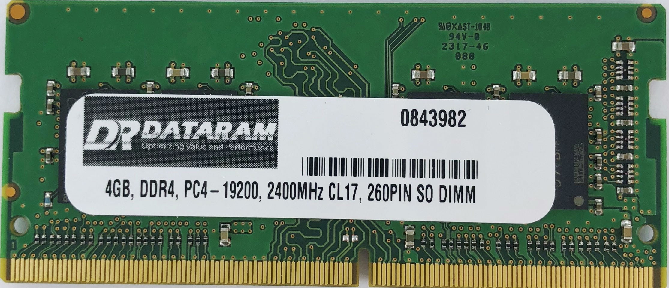 DATARAM 4GB DDR4 PC4-2400 SO DIMM Memory RAM Compatible with GIGABYTE P35X  V7