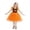 #01-Orange, variant on Toddler Girl Halloween Dress, Child Girls Short Sleeve Halloween Pageant Dress Party Gown Tutu Fancy Frock for Toddler Little Kid, Halloween Gifts