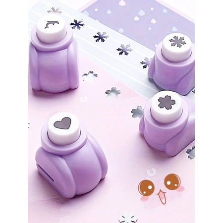 8pc Random Shaped Hole Punch Suitable for DIY Handicrafts and Artworks