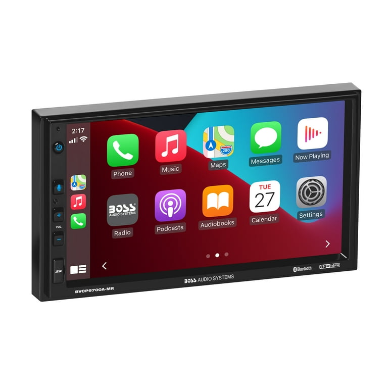 BOSS BVCP9700A-MR Marine Stereo - Apple CarPlay, Android Auto, 7