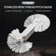 thumbnail image 5 of Medidor de tornillo métrico, imperial y estadounidense SAE Whitworth de 55 grados y medidor de paso de rosca métrico de 60 grados y estadounidense de 60 grados para medición industrial, 5 of 5