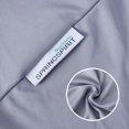 thumbnail image 4 of Box Spring Cover Queen Size, Alternates for Bed Skirt, Smooth and Elastic Woven Material Wrap Around 4 Sides of The Box Spring, Wrinkle & Fading Resistant, Washable, Dustproof, Gray, 4 of 5