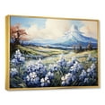 thumbnail image 2 of Designart "Blue Bonnets Allure In Mountains" Blue Bonnets Floater Framed Canvas Wall Art, 2 of 5