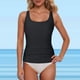 thumbnail image 2 of MKLEKYY Bikini Mujer Traje De Baño Women Lace Up Swimwear Tops Underwire Full Coverage Bikini Top Push Up Swim Crop Top Tie Back Bathing Suit Tops, 2 of 3