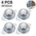 thumbnail image 1 of Small Ball Casters Heavy Duty Conveyor Roller 4pcs Ball Casters, 1 of 4