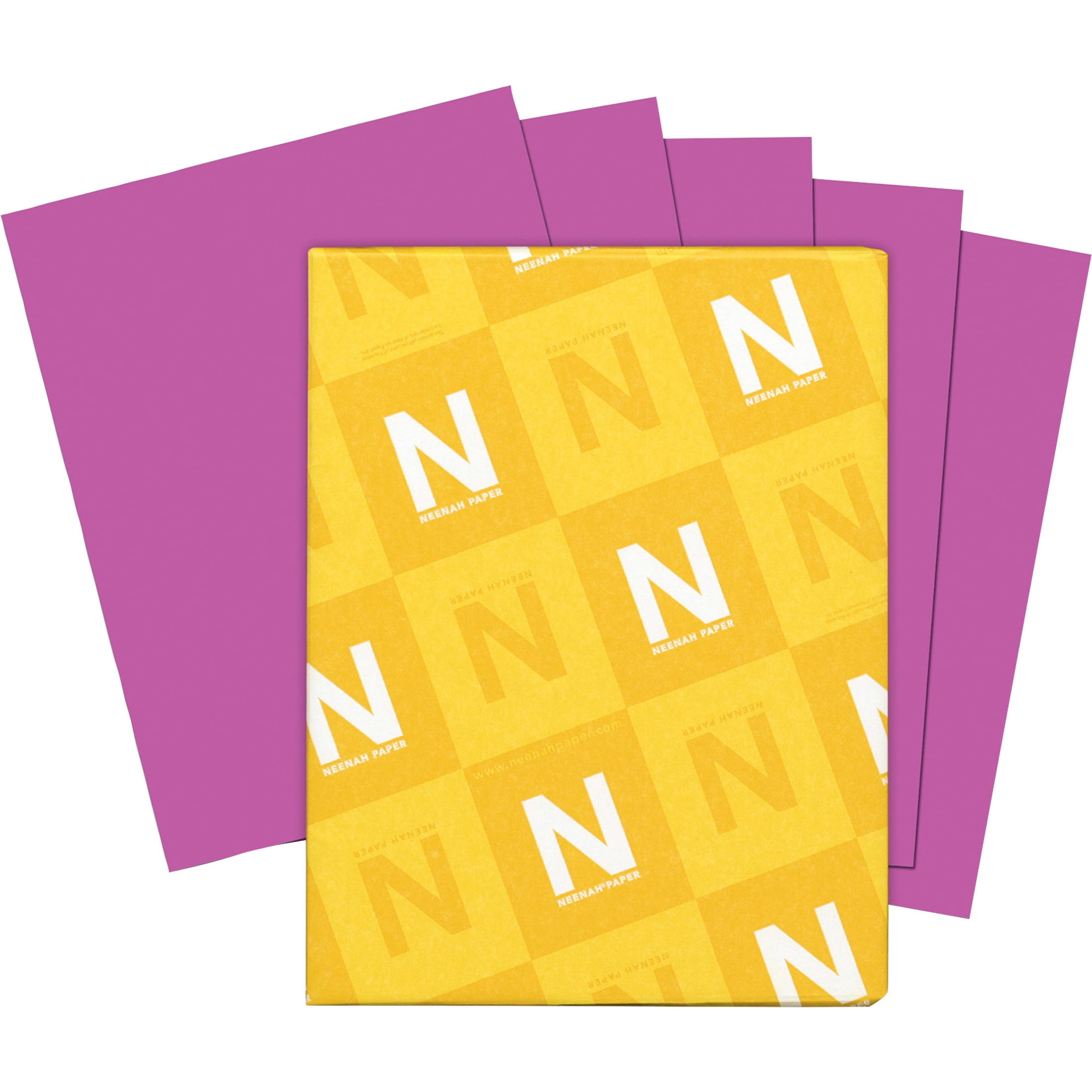 Astrobrights Color Cardstock, 65lb, 8 1/2 x 11, Planetary Purple, 250 Sheets -WAU22871