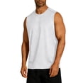 Aueoeo Mens Sleeveless Workout Tank Top, Breathable Muscle Shirt ...