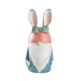 thumbnail image 4 of Outdoor Easter Decorations Blue Resin Gnome Rabbit Figurine for Home Garden Yard, 4 of 6