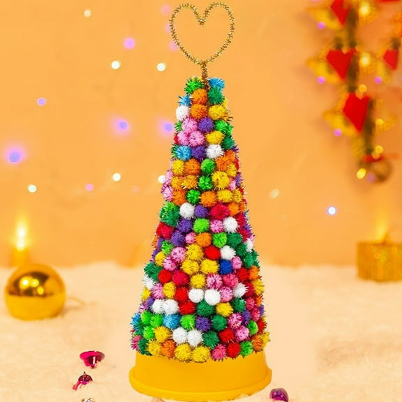 Wuztai Christmas DIY Sewing Bag Non-woven Fabric, KidsCraft Kit for Tree Decoration Making, Holiday Craft Project ChildrenActivity