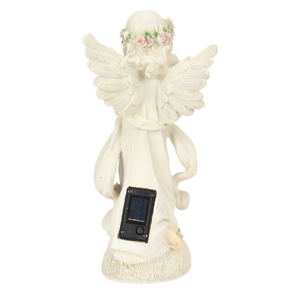 Solar Angel SculptureSolar Angel Statue Resin Solar Angel Statue Garden Figurine Ornament Exquisite Design